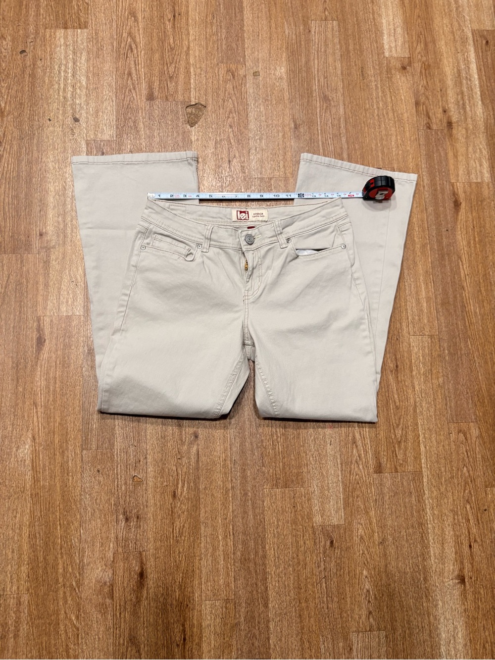 Y2K L.E.I khaki hipster flare jeans